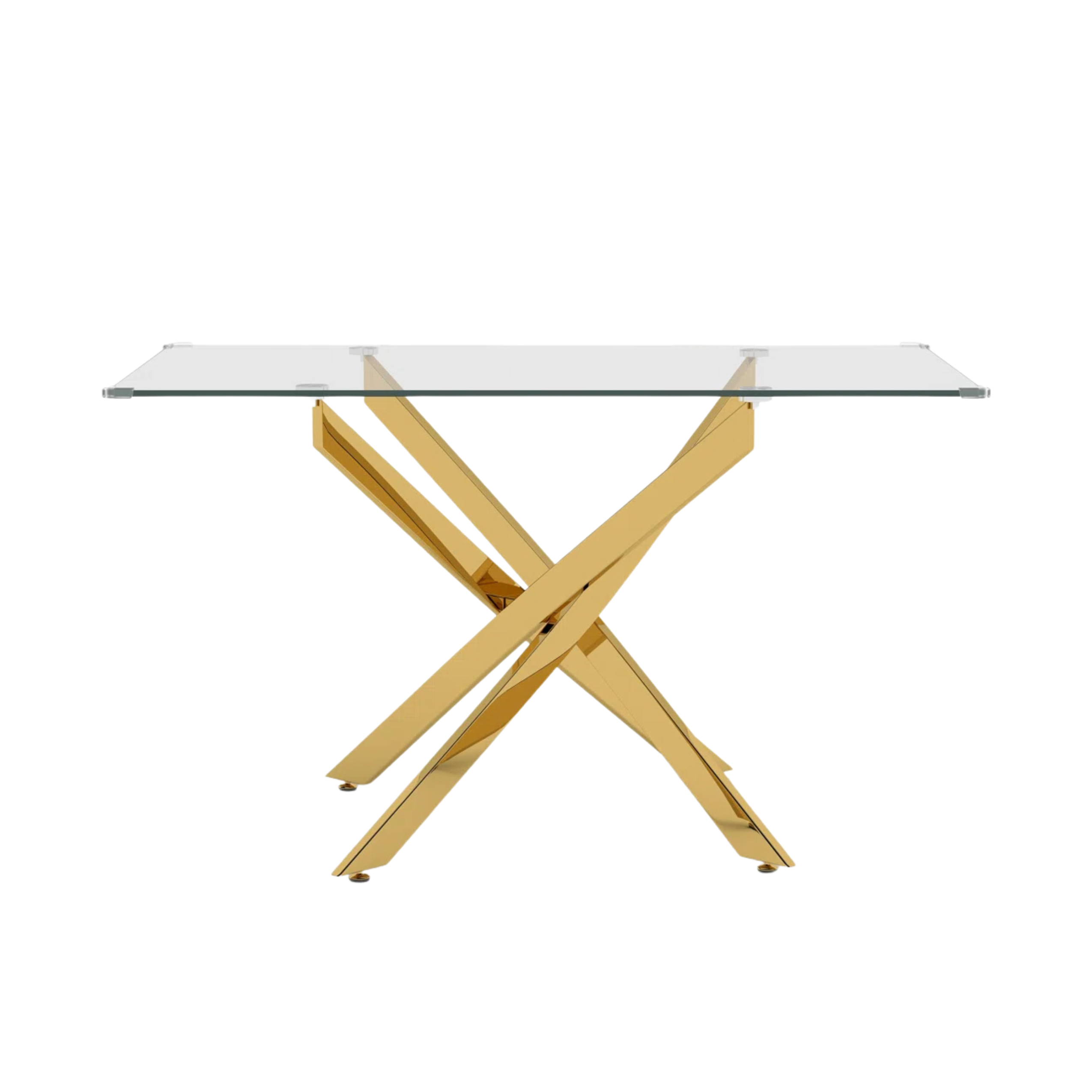 Arlen Glass Pedestal Dining Table