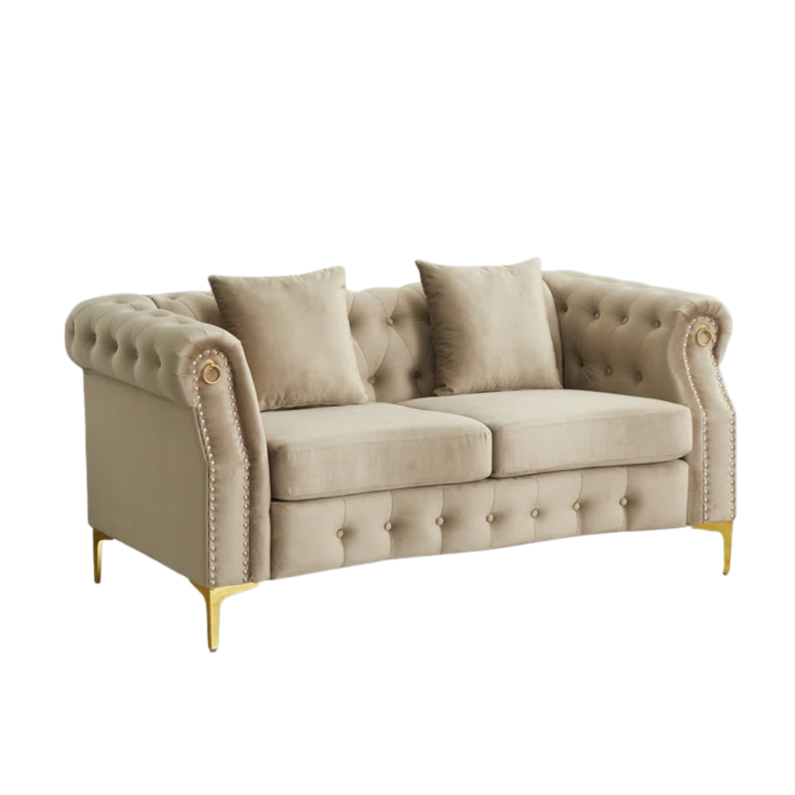 Marcellus Velvet Loveseat