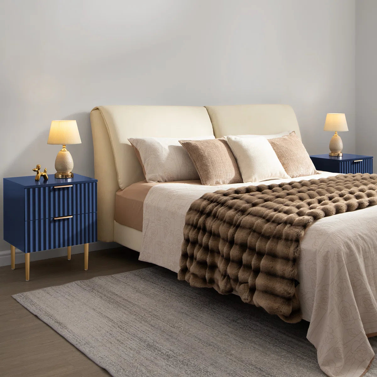 Ardyn Fluted Nightstand Set