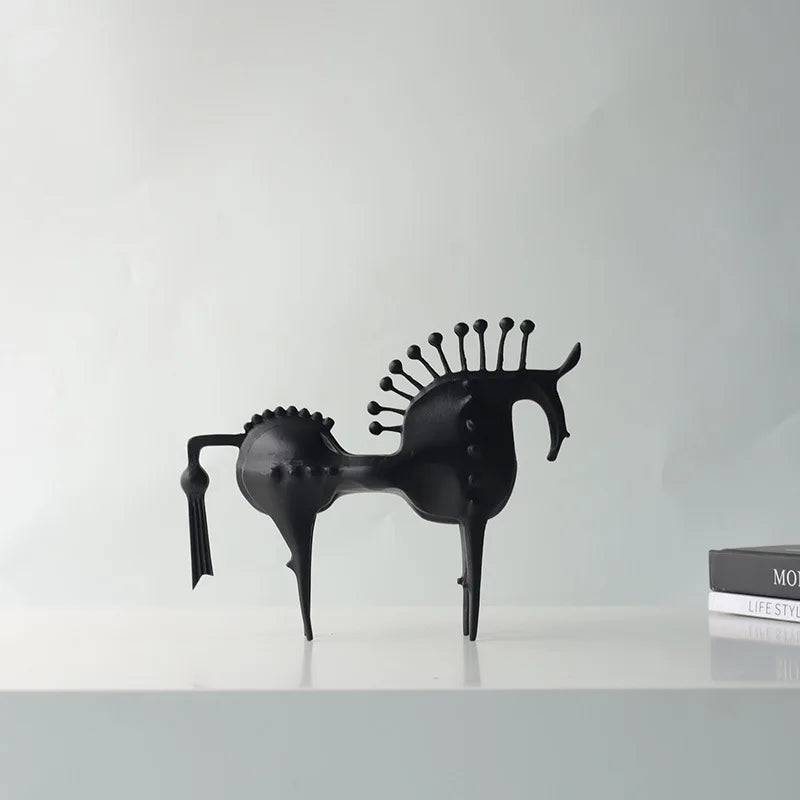 Etrion Abstract Horse Figurines
