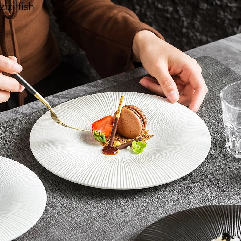 Sorelia Frosted Ceramic Plate