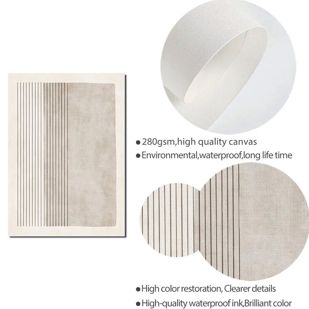 Eralis Abstract Neutral Wall Art