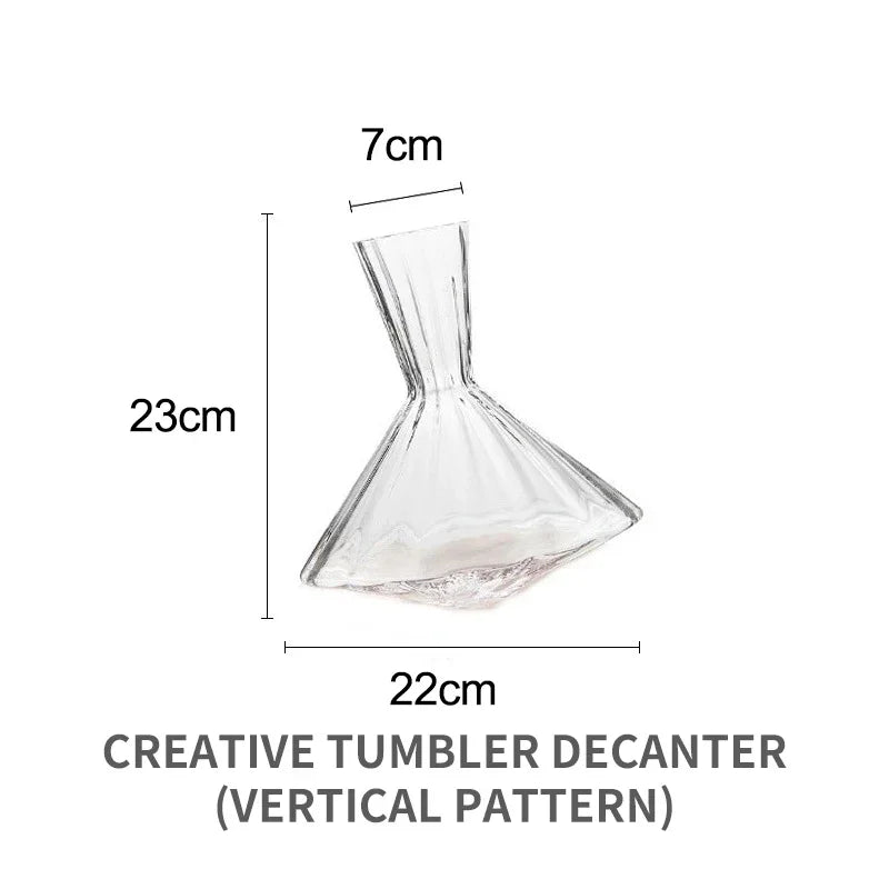 Caden Crystal Wine Decanter