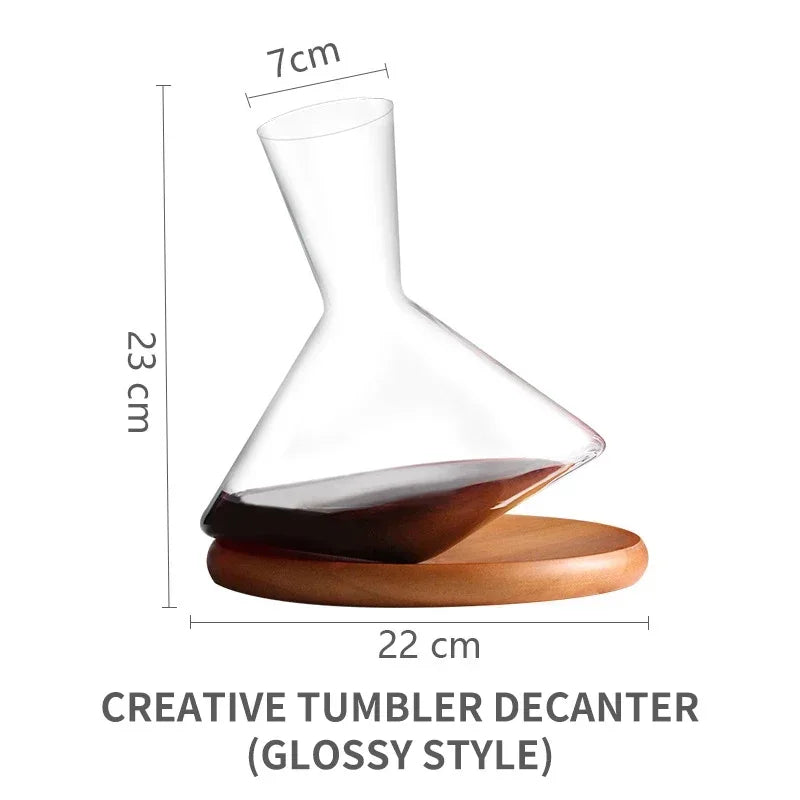 Caden Crystal Wine Decanter
