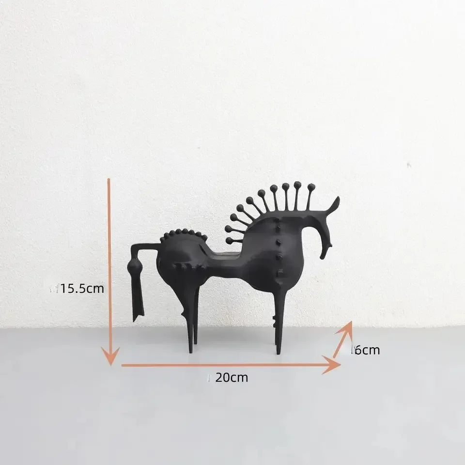 Etrion Abstract Horse Figurines