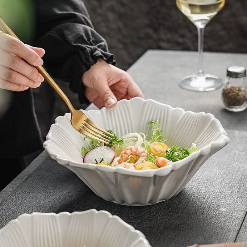 Tulira White Tulip Bowl