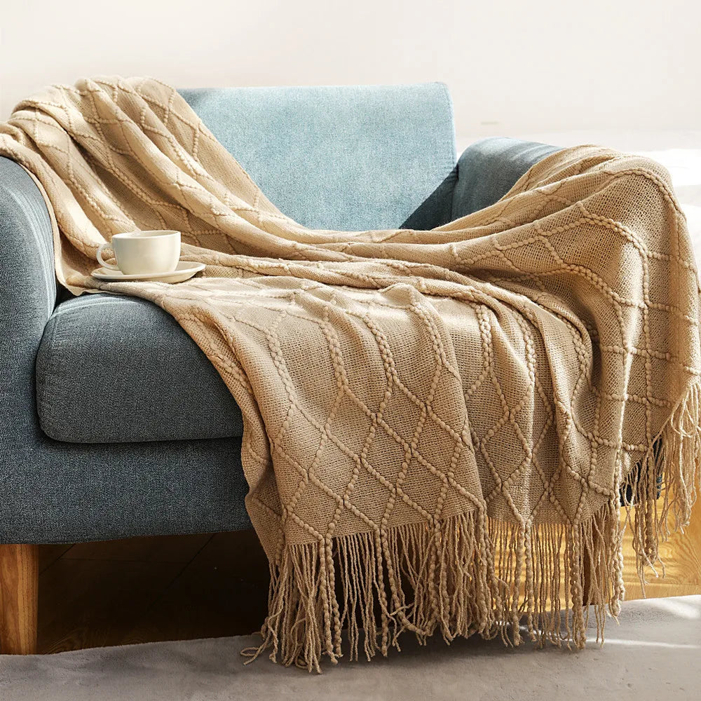 Sivra Striped Throw Blanket