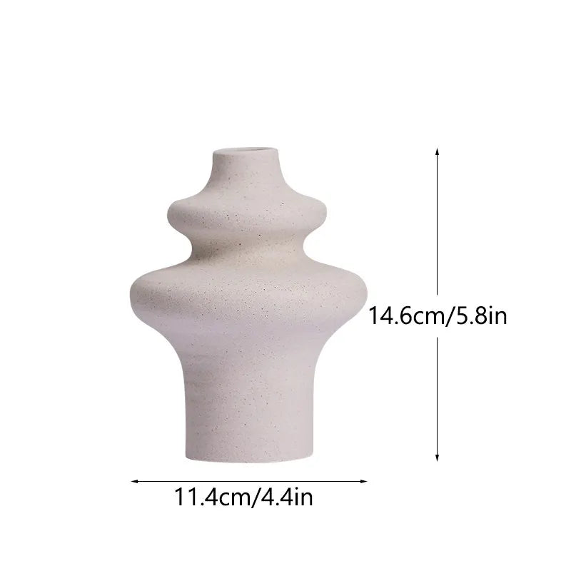 Calvia Sculpted Ceramic Vase