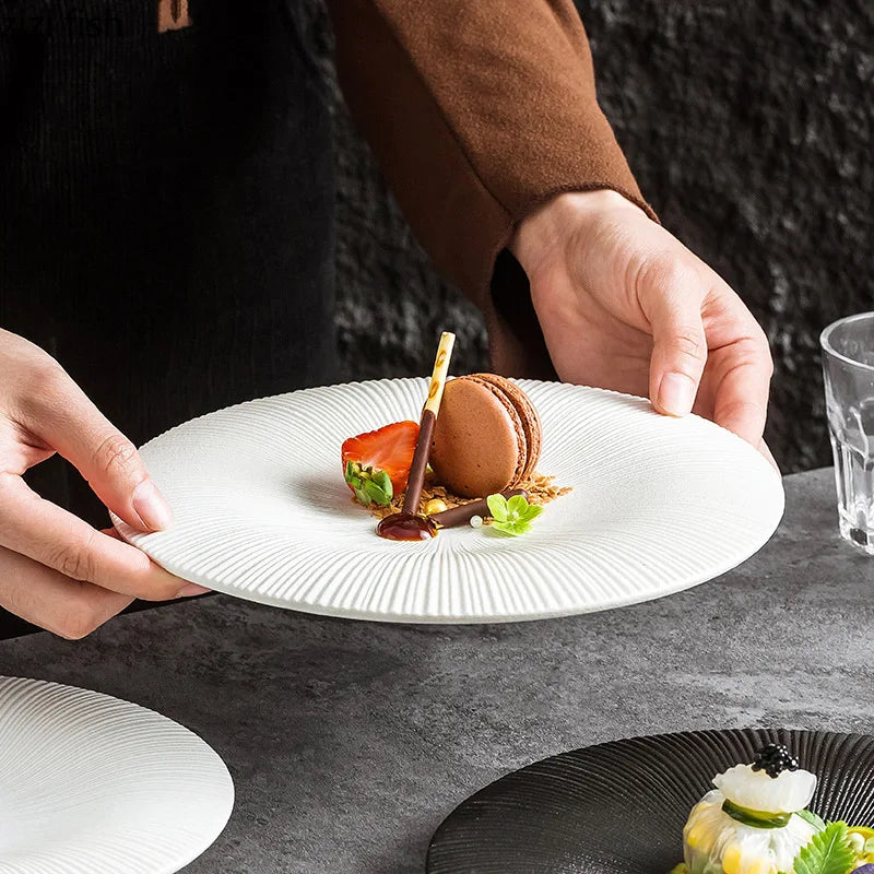 Sorelia Frosted Ceramic Plate