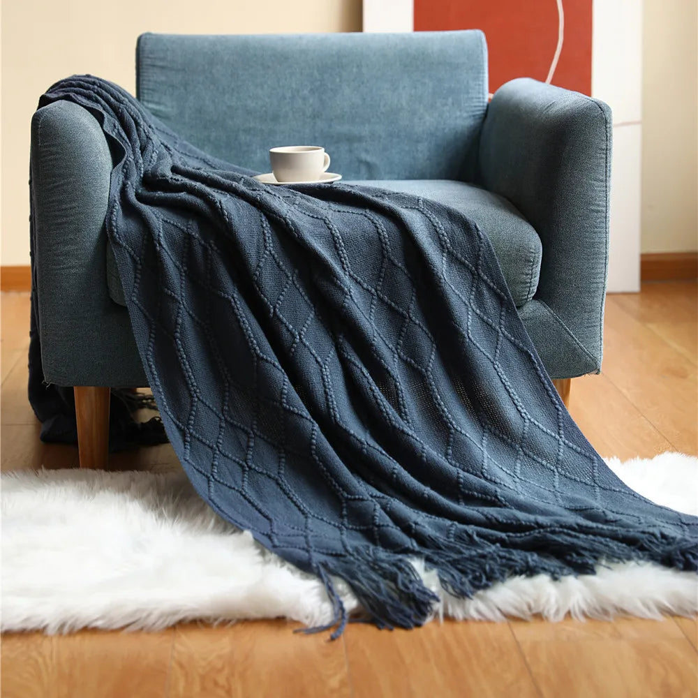 Sivra Striped Throw Blanket