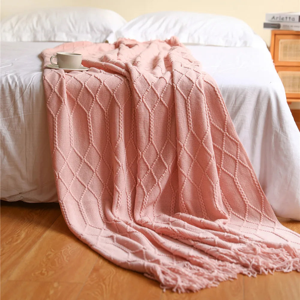 Sivra Striped Throw Blanket