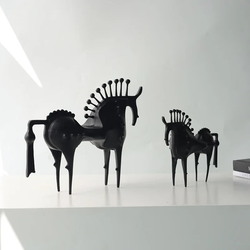 Etrion Abstract Horse Figurines