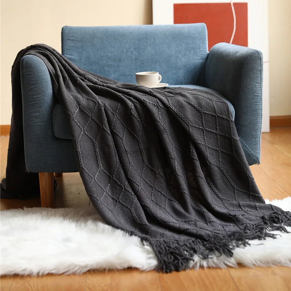 Sivra Striped Throw Blanket