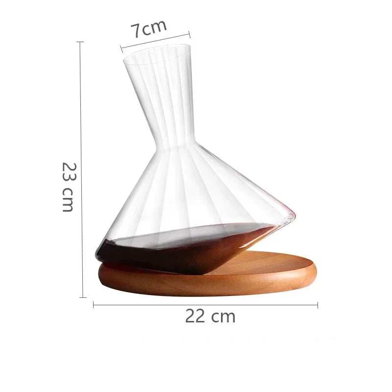 Caden Crystal Wine Decanter