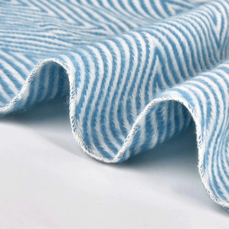 Sivra Striped Throw Blanket