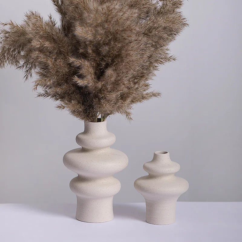 Calvia Sculpted Ceramic Vase