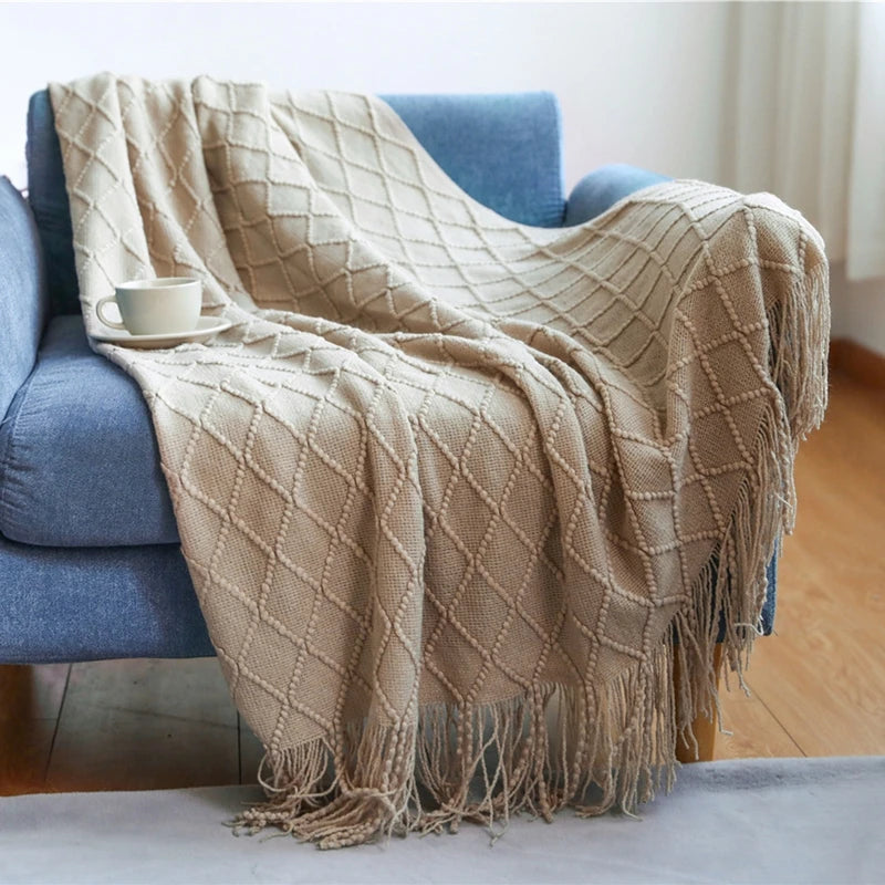 Sivra Striped Throw Blanket