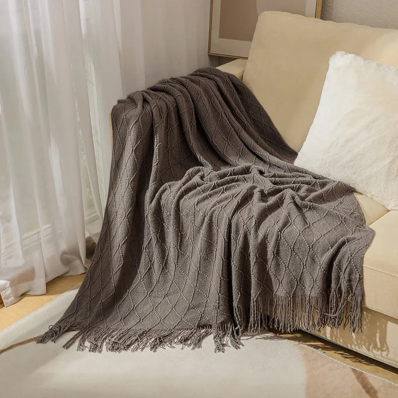 Sivra Striped Throw Blanket