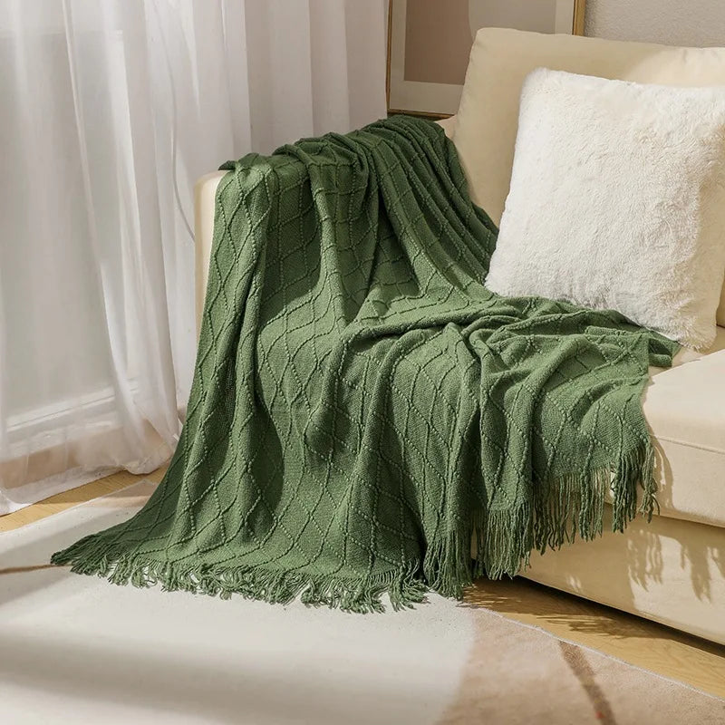 Sivra Striped Throw Blanket