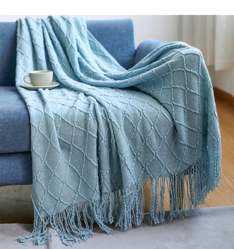 Sivra Striped Throw Blanket