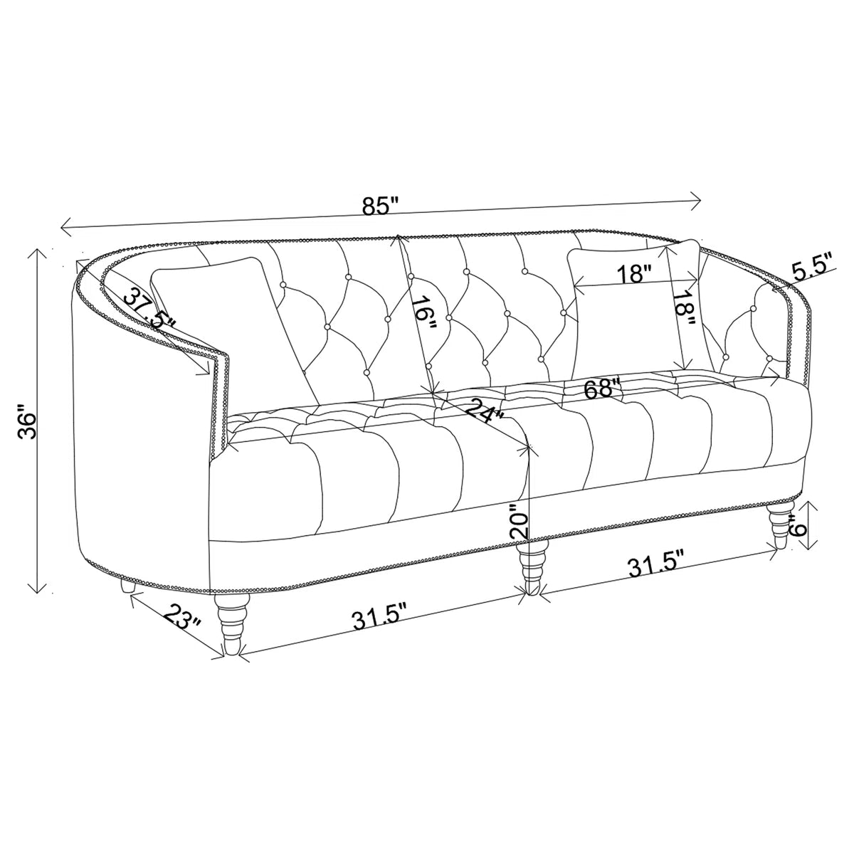 Fairmont Upholstered Sofa