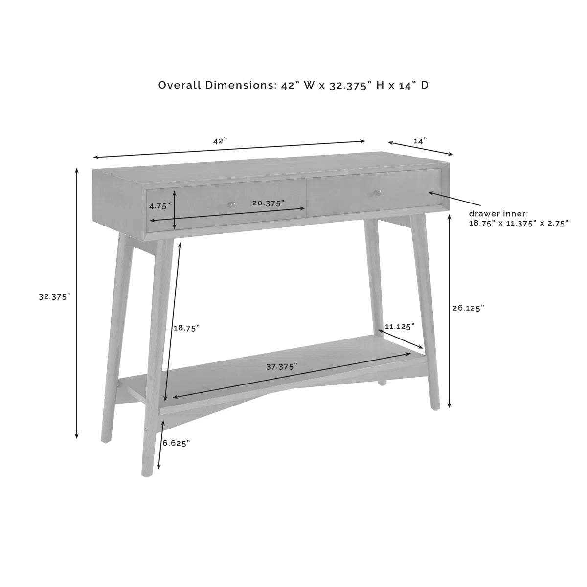 Ember Console Table