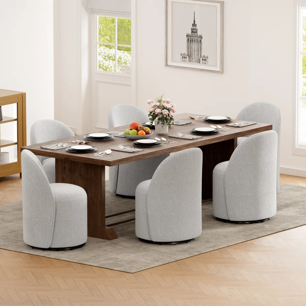 Lunara Swivel Dining Chair