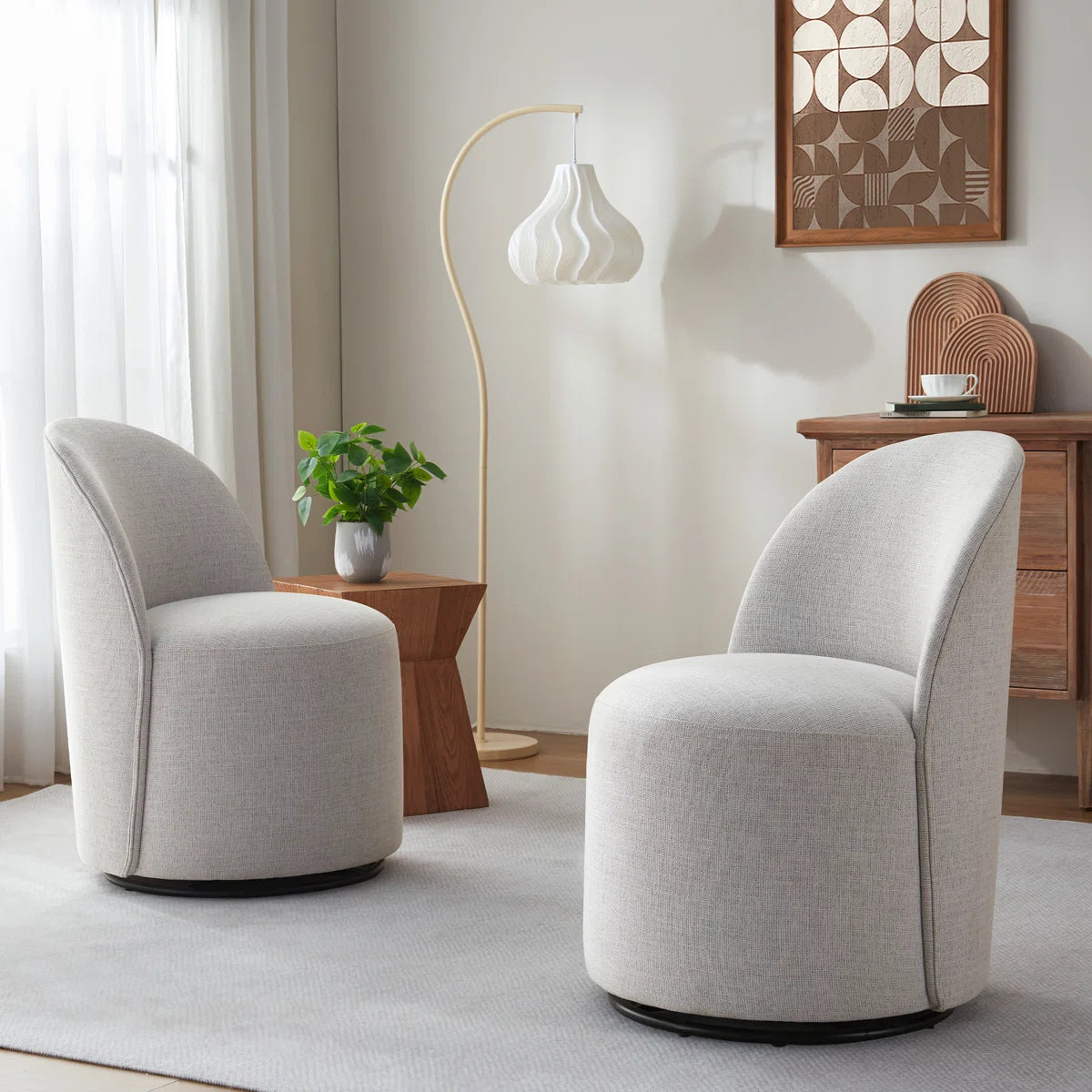 Lunara Swivel Dining Chair