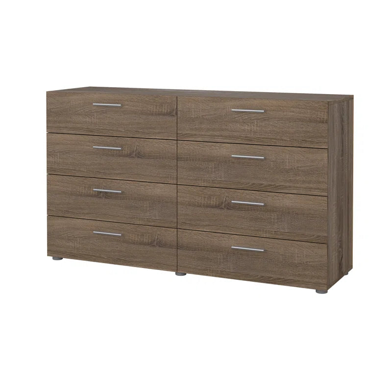 Gianna 8 Drawer 55.12" W Double Dresser