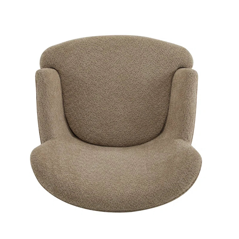 Kamiyla Upholstered Armchair with Ottoman