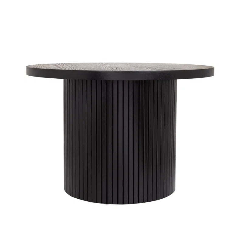 Charleily Solid Wood Coffee Table Round