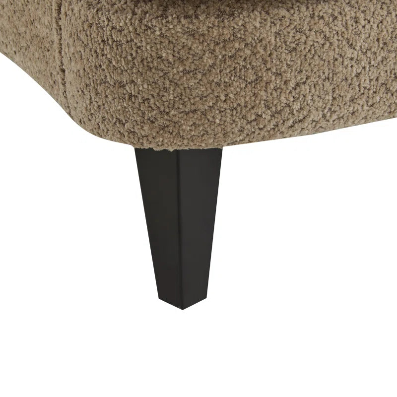 Kamiyla Upholstered Armchair with Ottoman