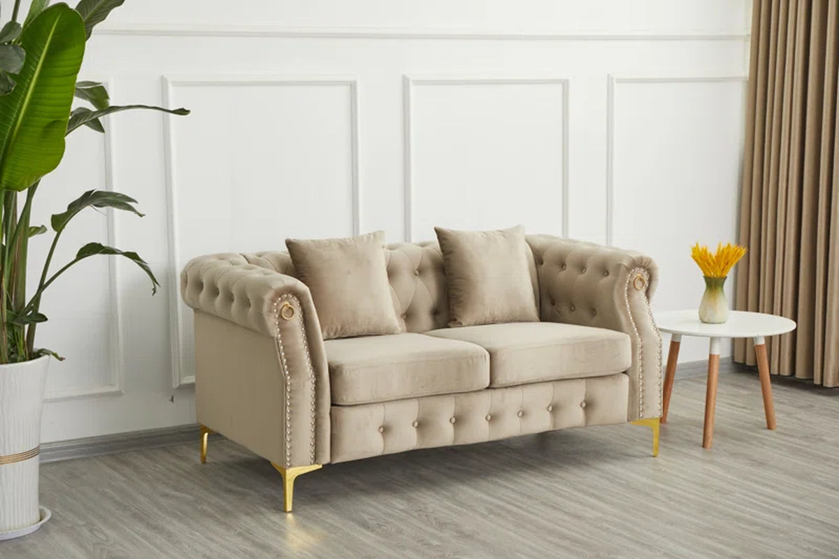 Frotten 65'' Velvet Loveseat