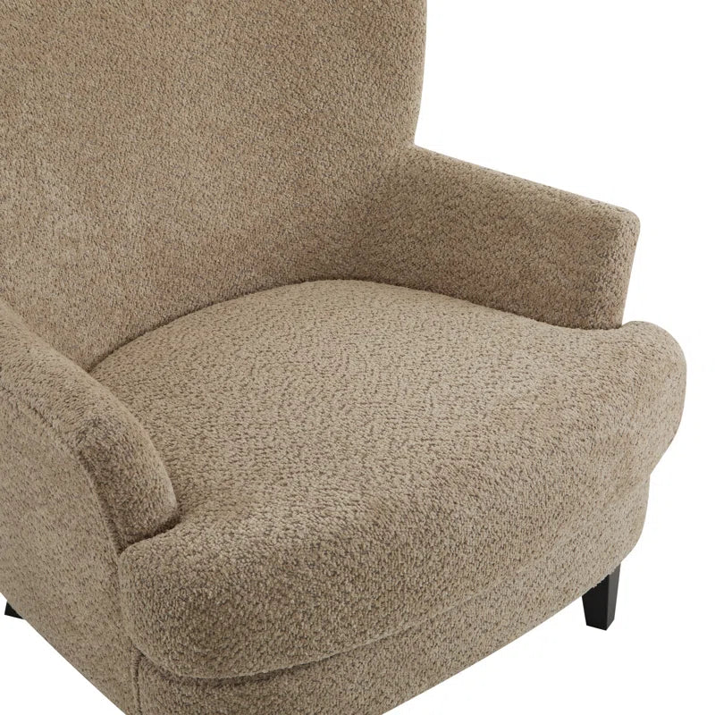 Kamiyla Upholstered Armchair with Ottoman